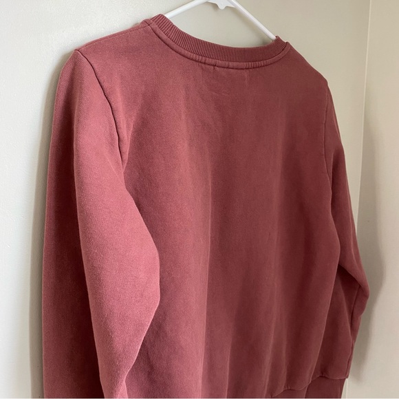 Fjallraven Mesa Mauve Pink Logo Cotton Crewneck Women's Small - Picture 6 of 14